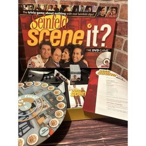 Scene It? Seinfeld The DVD Board Game Complete 2008 Mattel